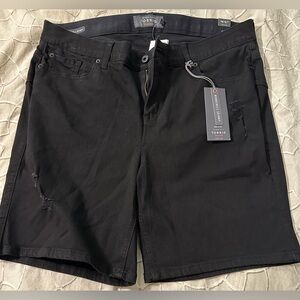 Womens black Torrid Jean shorts size 22 new with tags